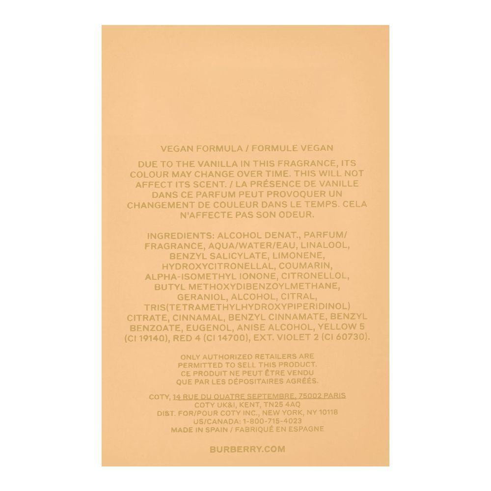 Burberry Goddess Intense, Eau De Parfum, 100ml | France | Fragrance For Men