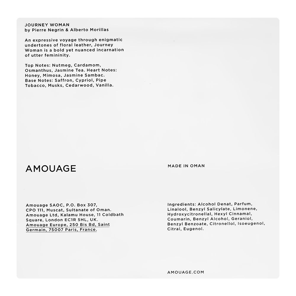 Amouage Journey Woman, Eau De Parfum, 100ml | Oman | Fragrance For Women