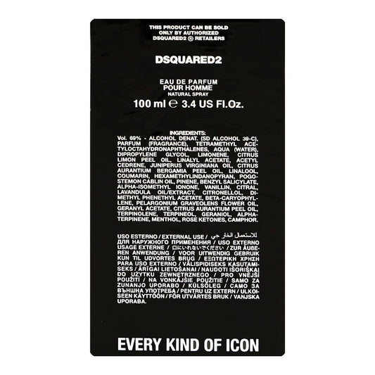 Dsquared2 Icon Pour Homme, Eau De Parfum, 100ml | Italy | Fragrance For Men