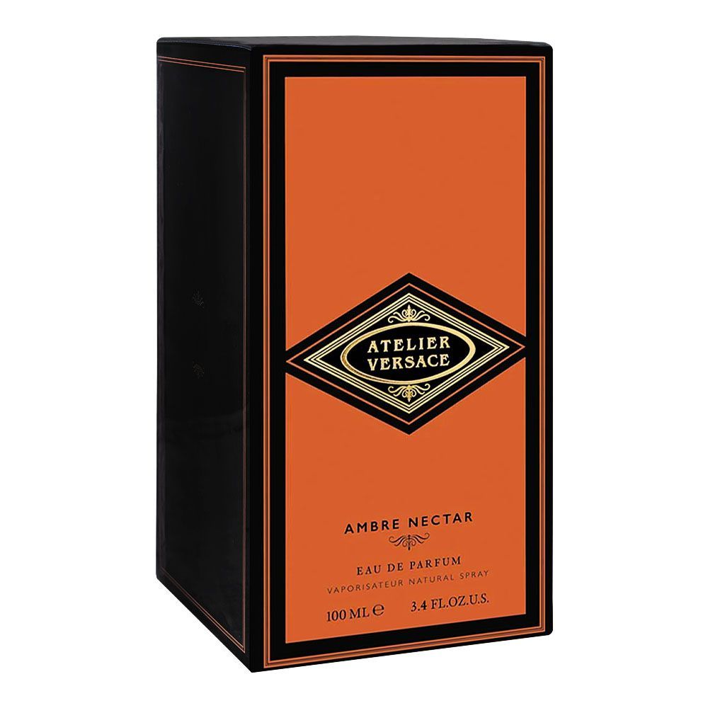 Versace Atelier Ambre Nectar, Eau De Parfum, 100ml | Italy | Fragrance For Men & Women