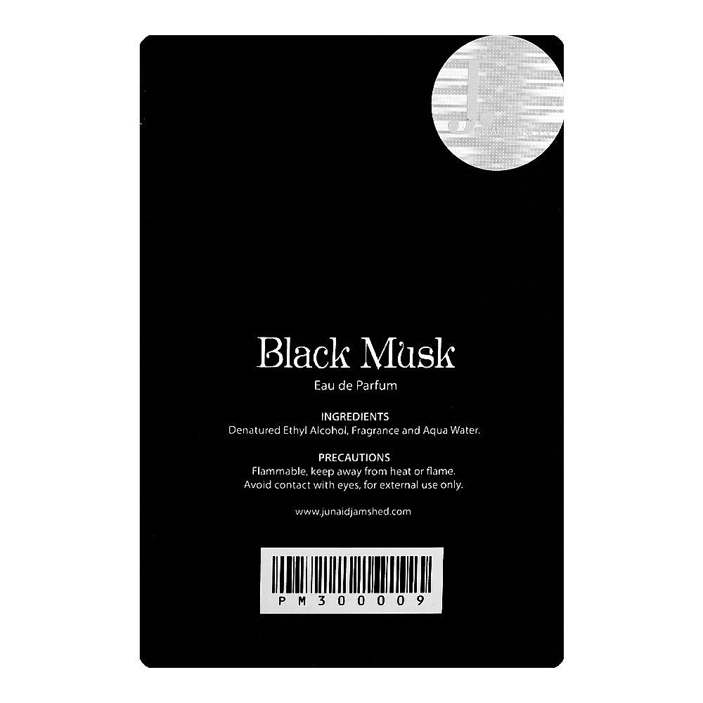 Junaid Jamshed J. Black Musk, Eau De Parfum, 30ml | Nationwide | Fragrance For Men