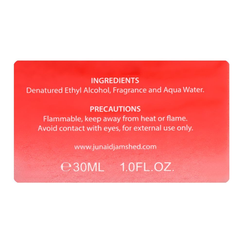 Junaid Jamshed J. Khumar Red, Eau De Parfum, 30ml | Nationwide | Fragrance For Men
