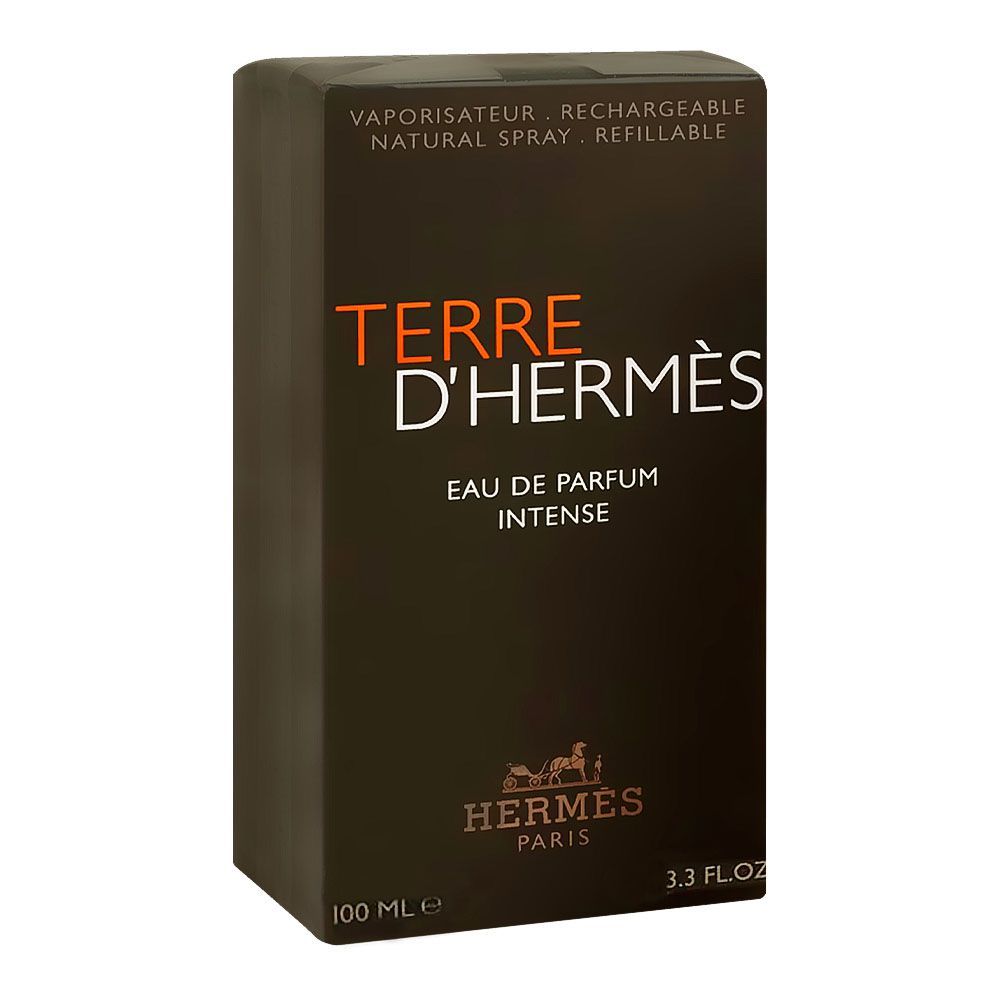 Terre D'Hermes Rechargeable Intense, Eau De Parfum, 100ml | France | Fragrance For Men