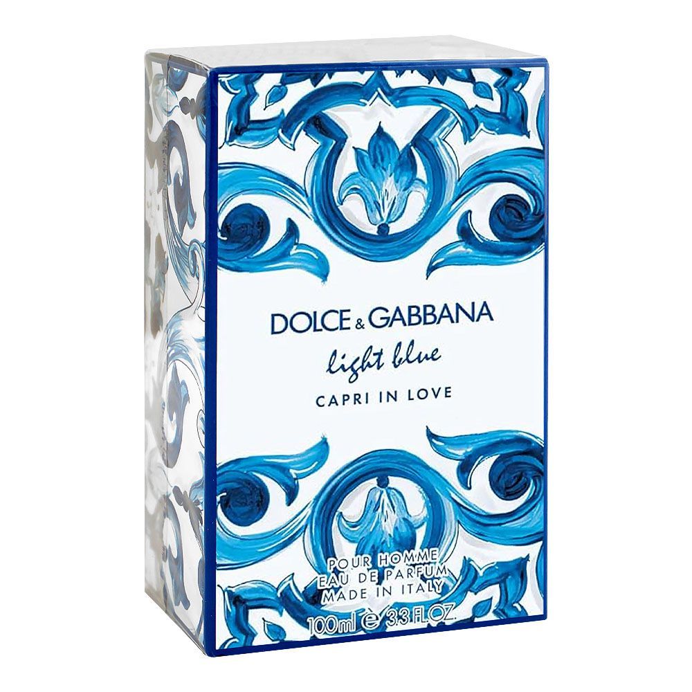 Dolce & Gabbana Light Blue Capri In Love Pour Homme, Eau De Parfum, 100ml | Italy | Fragrance For Men