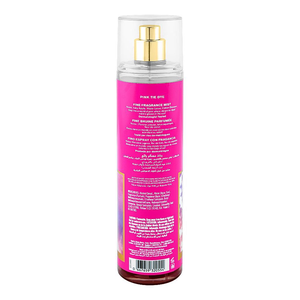 Bath & Body Works Pink The Dye Fine Fragrance Mist, 236ml | United Arab Emirates | Fragrance For Men & Women