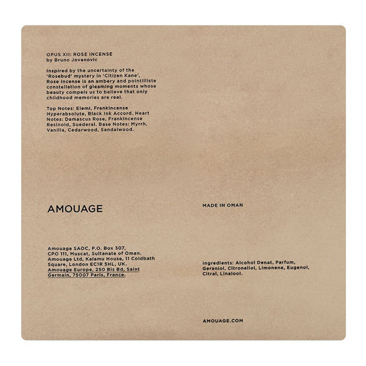Amouage Opus XII Rose Incense, Eau De Parfum, 100ml | Oman | Fragrance For Women