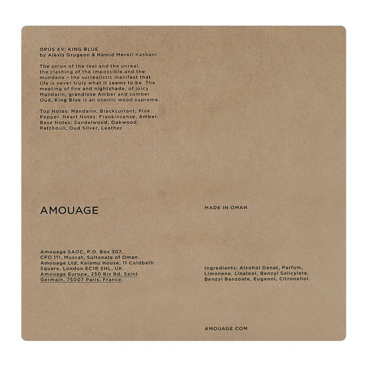 Amouage Opus XV King Blue, Eau De Parfum, 100ml | Oman | Fragrance For Men & Women