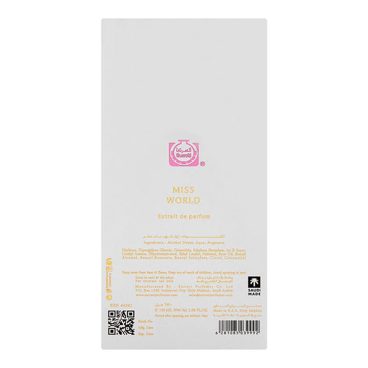 Surrati Miss World, Extrait De Parfum, 150ml | United Arab Emirates | Fragrance For Men & Women