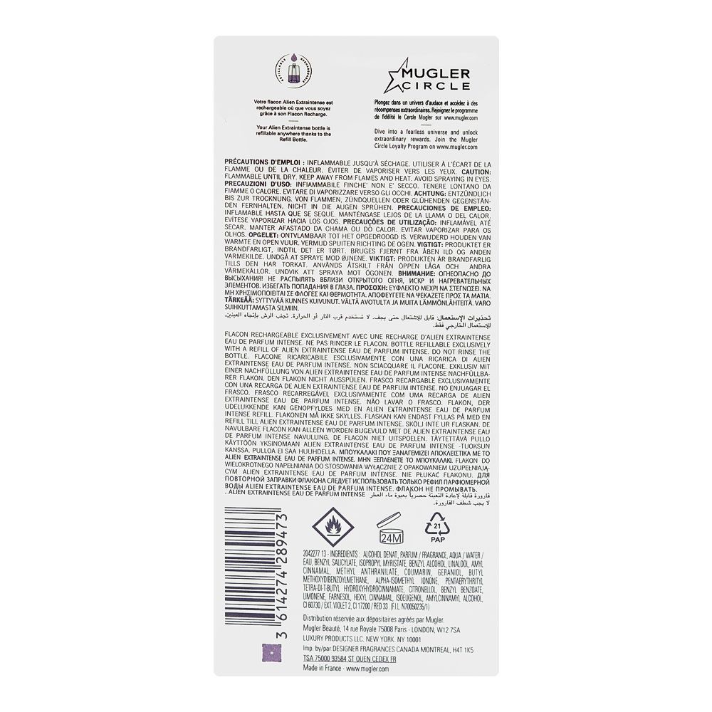 Thierry Mugler Alien Extra Intense, Eau De Parfum, 90ml | France | Fragrance For Women
