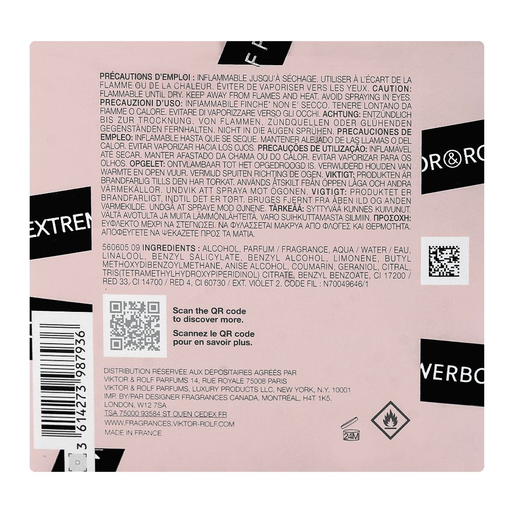 Viktor & Rolf Flower Bomb Extrem Intense, Eau De Parfum, 100ml | France | Fragrance For Women