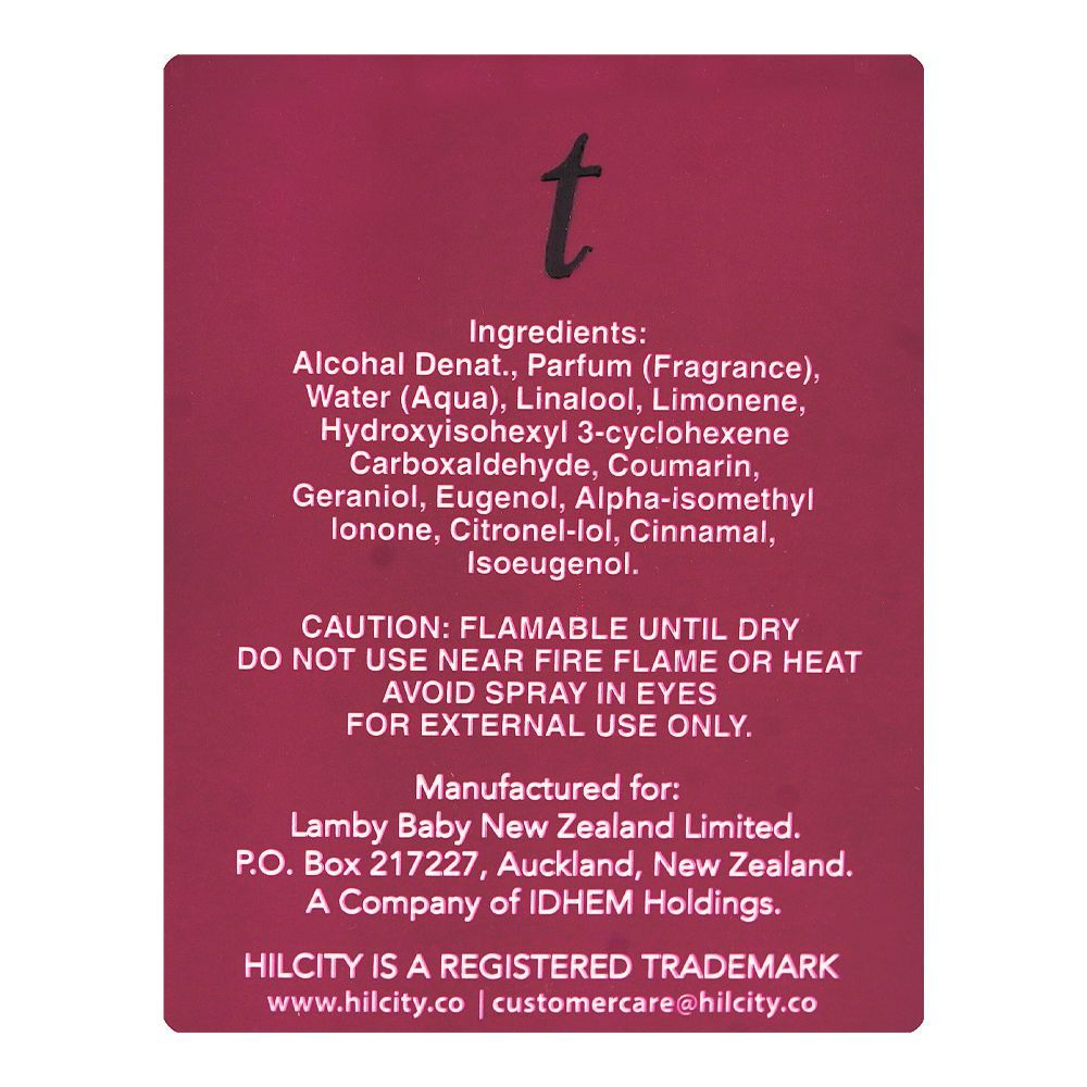 Hil City T Rose Eau De Parfum, 100ml | United Arab Emirates | Fragrance For Women