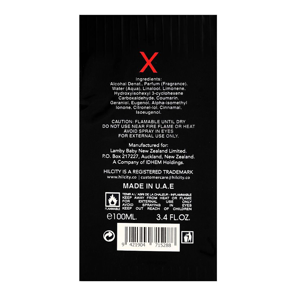 Hil City X Cross, Eau De Parfum, 100ml | United Arab Emirates | Fragrance For Men