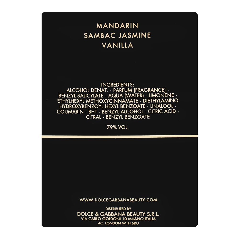 Dolce & Gabbana The Only One Intense, Eau De Parfum, 100ml | Italy | Fragrance For Women