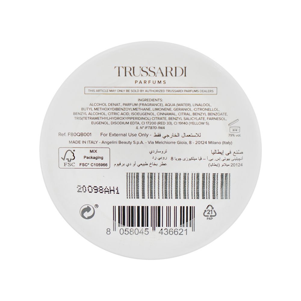 Trussardi Ruby Red, Eau De Parfum, 60ml | Italy | Fragrance For Women