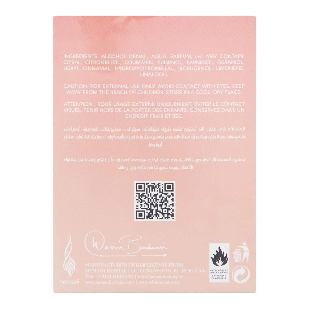 Hemani Coral Blush Intense, Eau De Parfum, 100ml | United States | Fragrance For Women