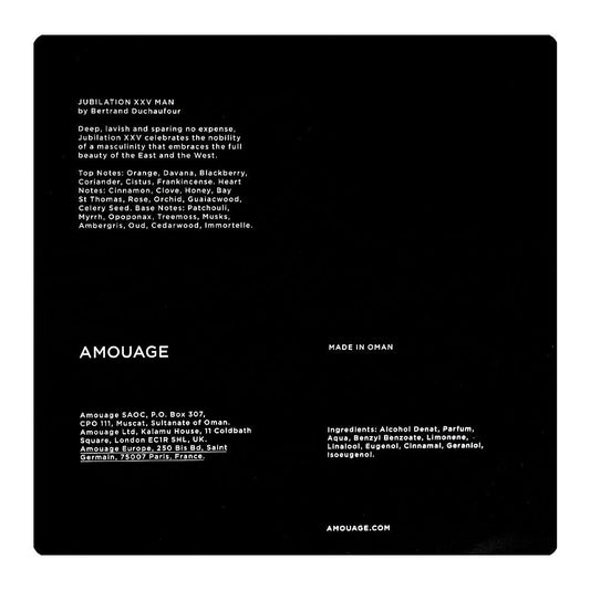 Amouage Jubilation XXV Man, Eau De Parfum, 100ml | France | Fragrance For Men