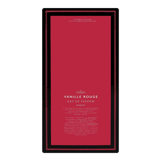 Versace Atelier Vanille Rouge, Eau De Parfum, 100ml | Italy | Fragrance For Men & Women