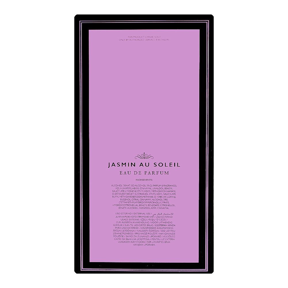 Versace Atelier Jasmine Au Soleil, Eau De Parfum, 100ml | Italy | Fragrance For Men & Women