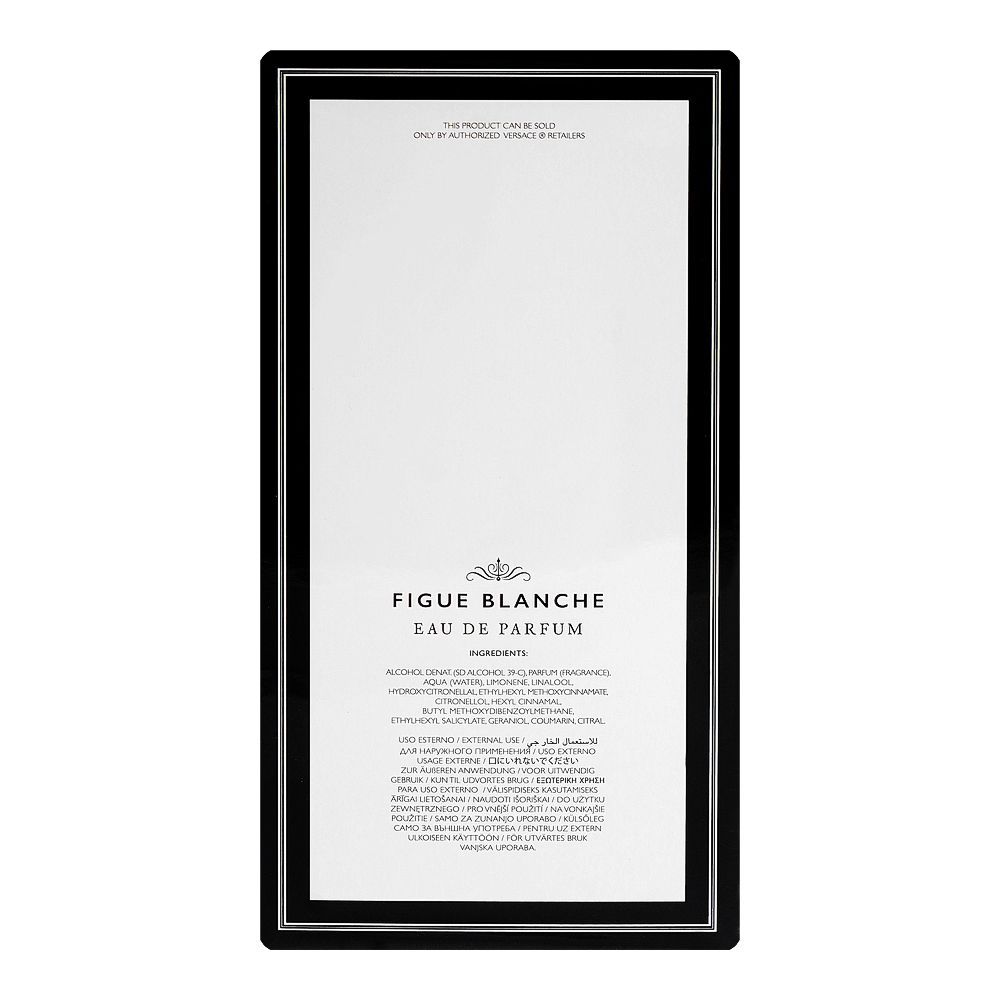 Versace Atelier Figue Blanche, Eau De Parfum, 100ml | Italy | Fragrance For Men & Women