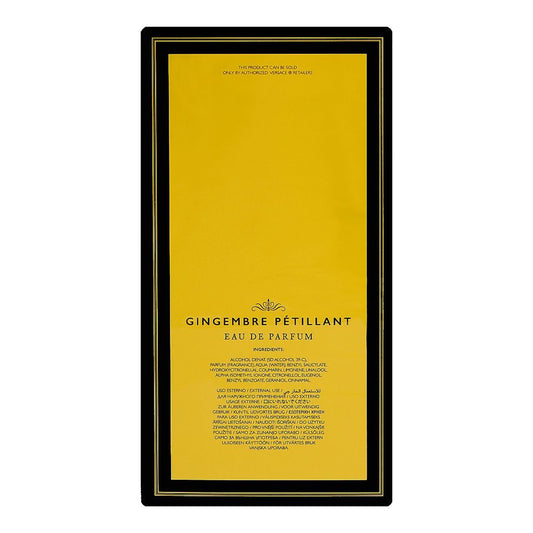 Versace Atelier Gingembre Petillant, Eau De Parfum, 100ml | Italy | Fragrance For Men & Women