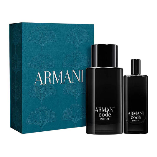 Giorgio Armani Code Parfum Set, For Men, Parfum 75ml + 15ml | France | Fragrance For Men