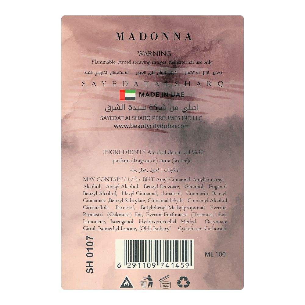 Madonna Eau De Toilette Perfume, 100ml | United Arab Emirates | Fragrance For Women