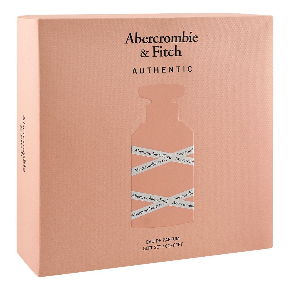 Abercrombie & Fitch Authentic Women Set, Eau De Parfum 100ml + Eau De Parfum 15ml + Body Lotion 200ml | United States | For Women