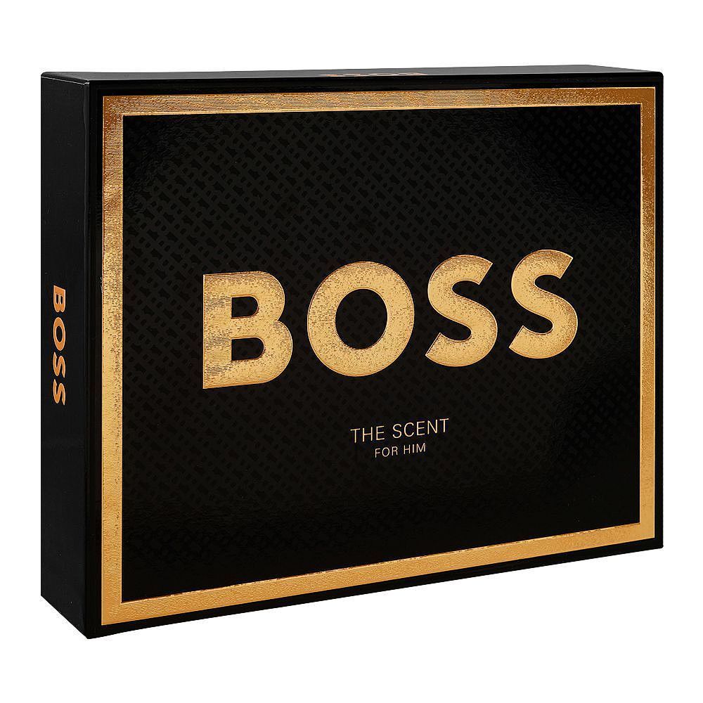 Hugo Boss The Scent For Him Set, Eau De Toilette 100ml + Eau De Toilette 10ml + Shower Gel 100ml | France | Fragrance For Men