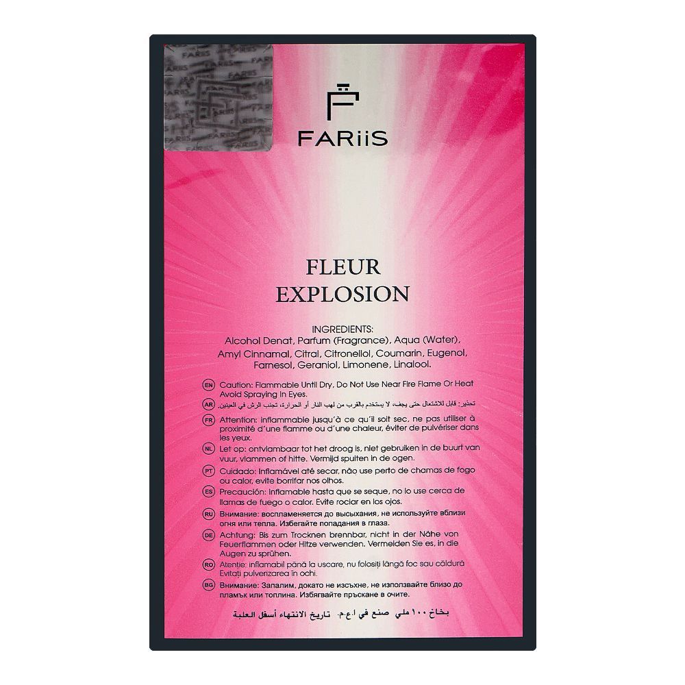 Fariis Fleur Explosion, Eau De Parfum, 100ml | United Arab Emirates | For Men & Women