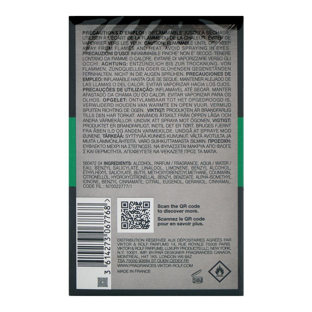 Viktor & Rolf Spicebomb Night Vision, Eau De Parfum, 90ml | France | Fragrance For Men