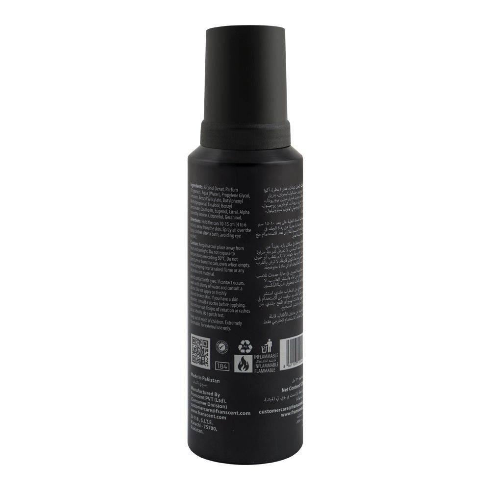 Franscent Stardom Gas Free Body Spray, 120ml | Nationwide | Body Spray For Men