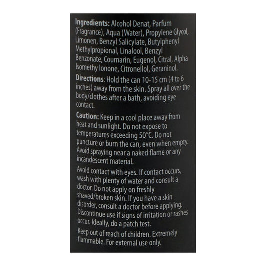 Franscent Stardom Gas Free Body Spray, 120ml | Nationwide | Body Spray For Men