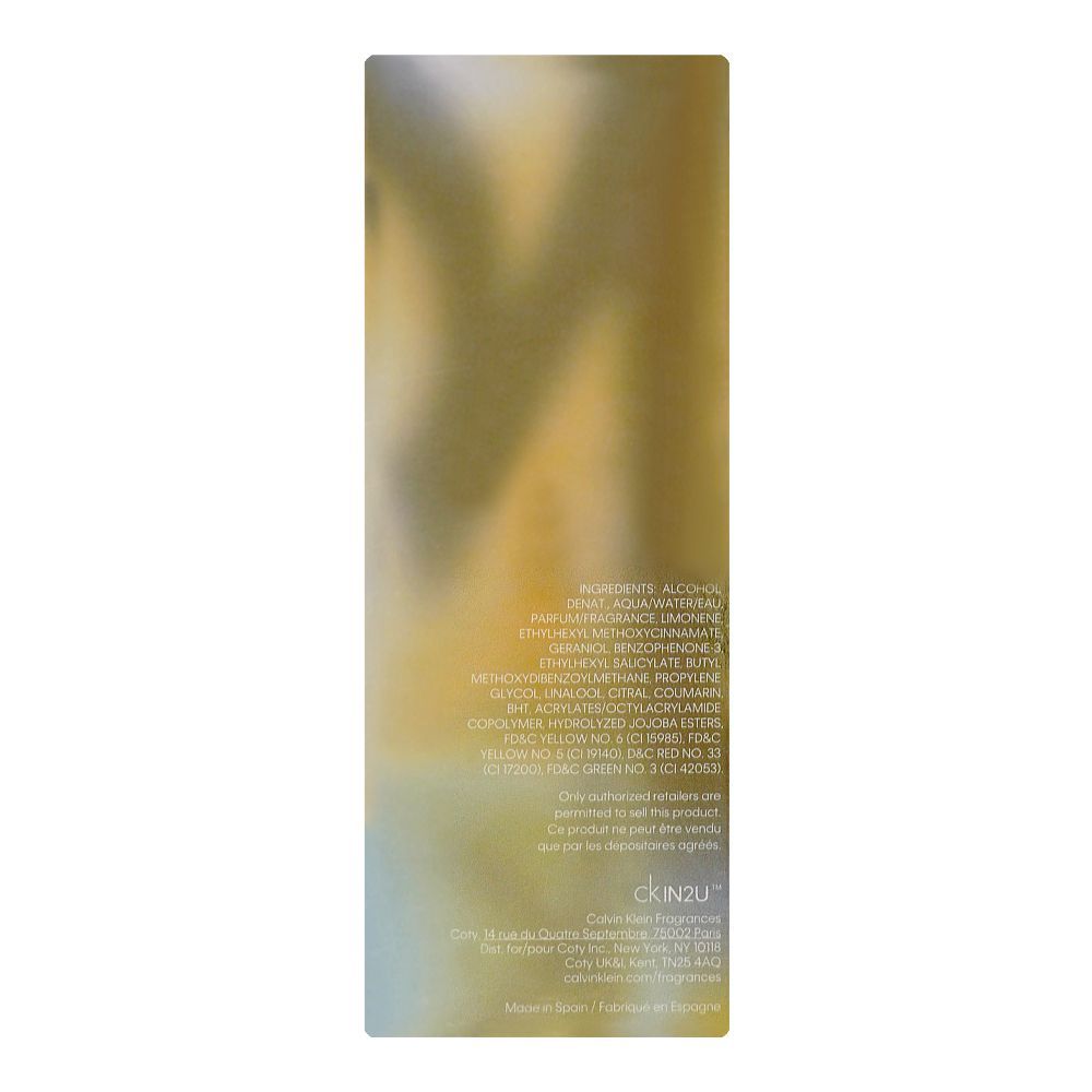 Calvin Klein Ck In 2U Women, Eau De Toilette, 150ml | Spain | Fragrance For Women