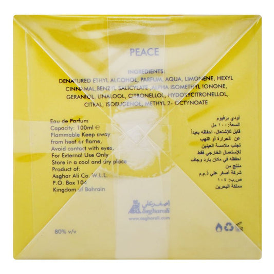 Asghar Ali Peace, Eau De Parfum, 100ml | Bahrain | Fragrance For Women