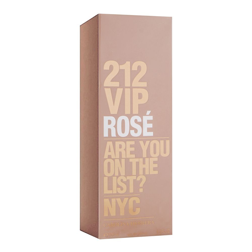 Carolina Herrera 212 Vip Rose Are You On The List? NYC, Eau De Parfum, 125ml | Spain | Fragrance For Women