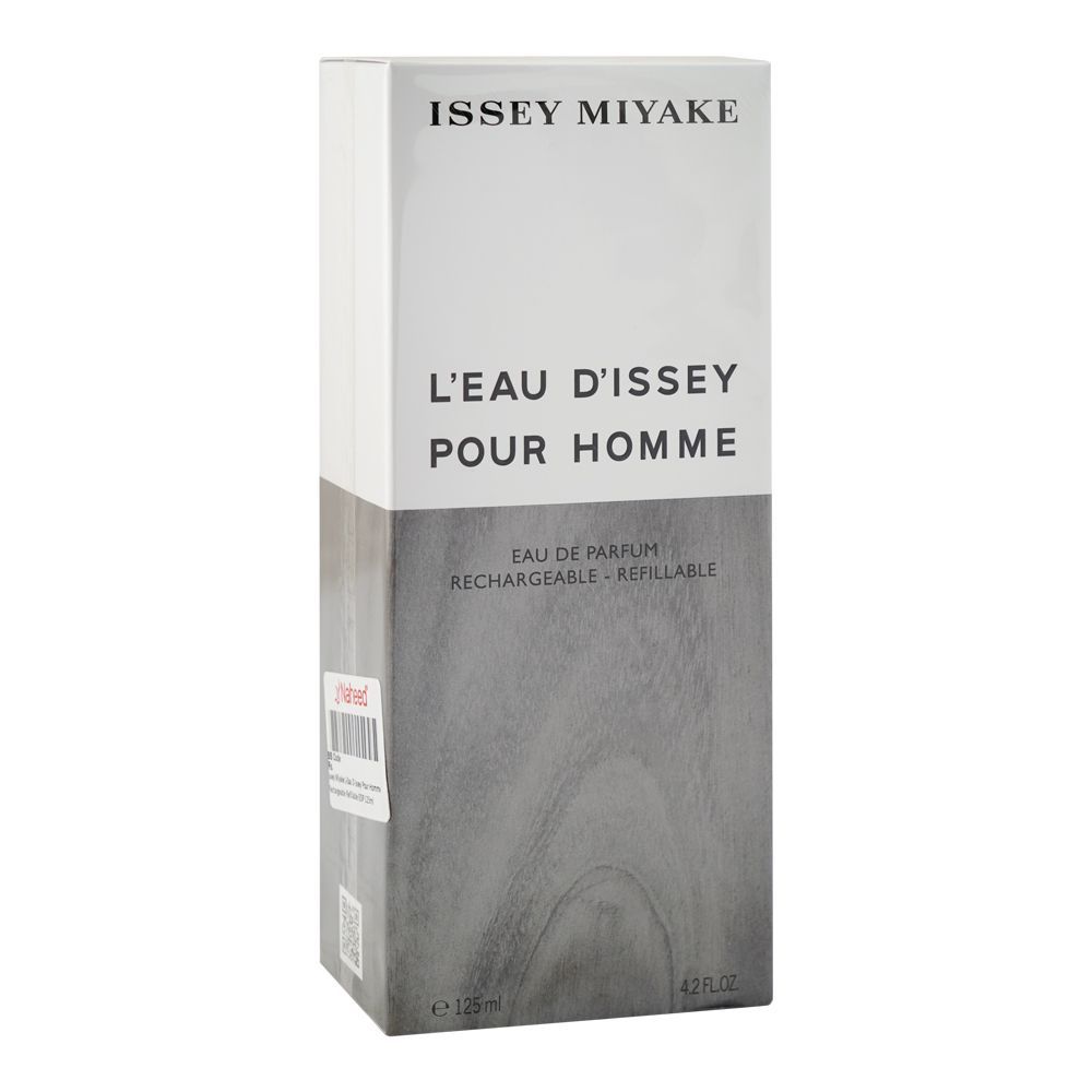 Issey Miyake L'Eau D'Issey Pour Homme Rechargeable Refillable, Eau De Parfum, 125ml | France | Fragrance For Men