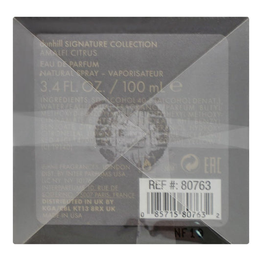 Dunhill Signature Collection Amalfi Citrus, Eau De Parfum, 100ml | United Kingdom | Fragrance For Men
