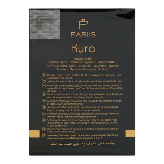 Fariis Kyra, Eau De Parfum, 100ml | United Arab Emirates | Fragrance For Men & Women