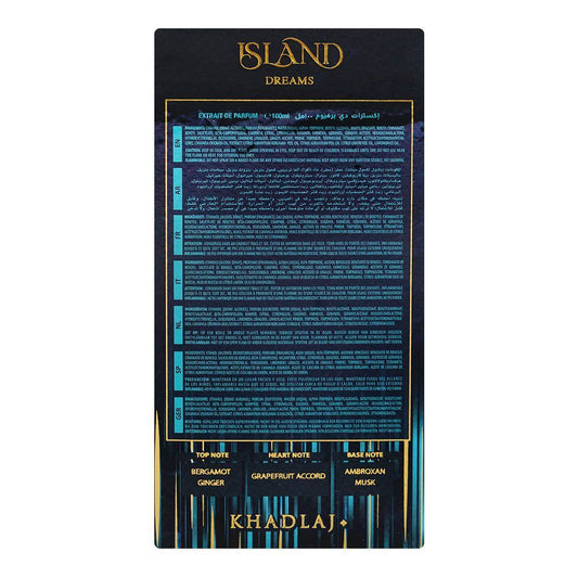 Khadlaj Island Dreams, Eau De Parfum, 100ml | United Arab Emirates | Fragrance For Men & Women