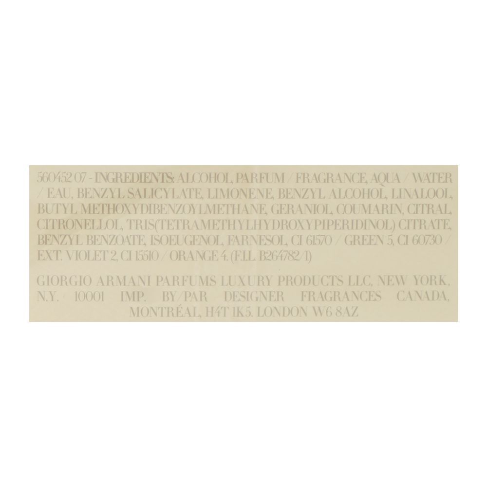 Giorgio Armani Prive The Yulong, Eau De Toilette, 100ml | France | Fragrance For Men & Women