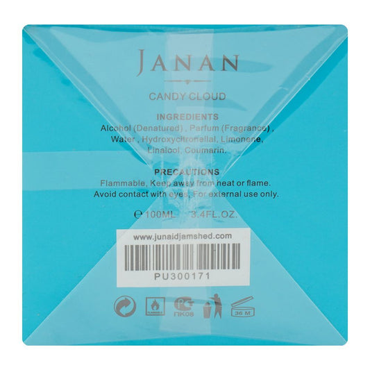 Junaid Jamshed J. Janan Candy Cloud, Eau De Parfum, 100ml | Nationwide | Fragrance For Men & Women