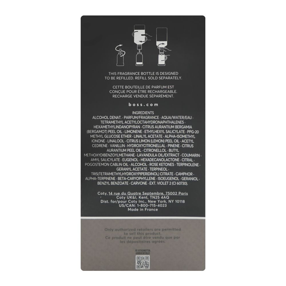 Hugo Boss Bottled Beyond Refillable, Eau De Parfum, 150ml | France | Fragrance For Men