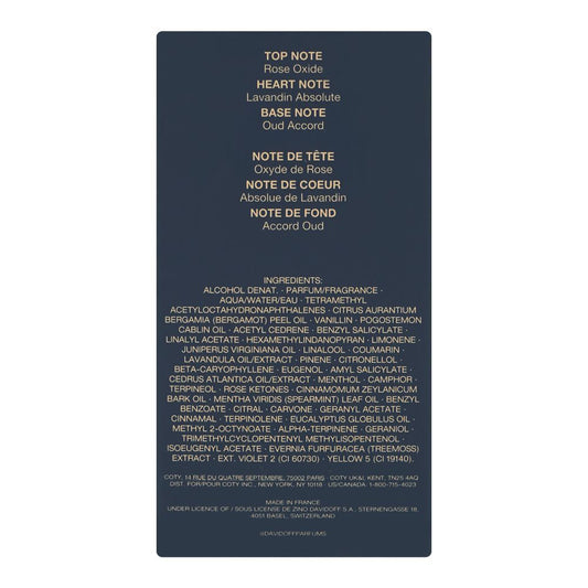 Davidoff Cool Elixir Oud Aromatique Intense Parfum, 100ml | Switzerland | Fragrance For Men