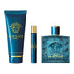 Versace Eros Pour Homme Set, For Men, Eau De Parfum, 100ml + Eau De Parfum 5ml+Shower Gel 150ml | United Kingdom | Fragrance For Men