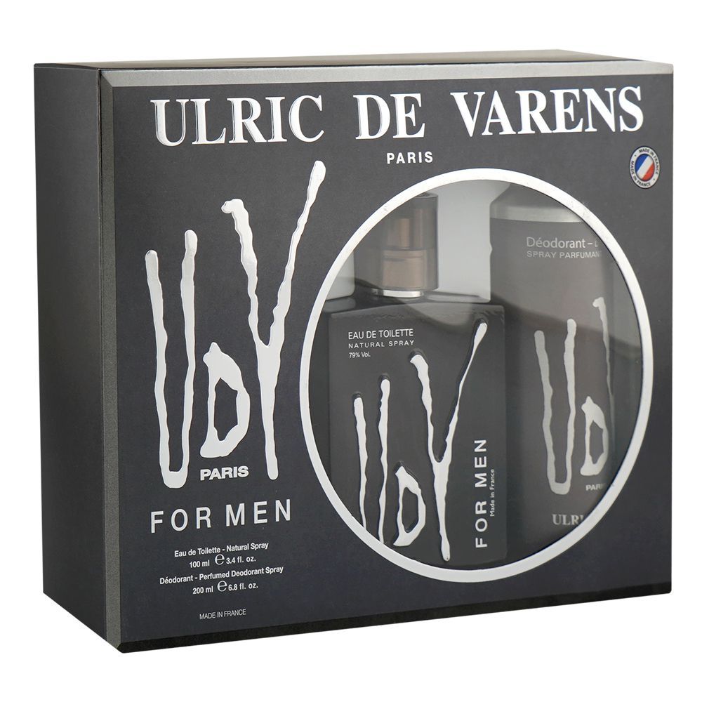 UDV Set For Men, Eau De Toilette, 100ml + Deodorant 200ml | Paris | Fragrance For Men
