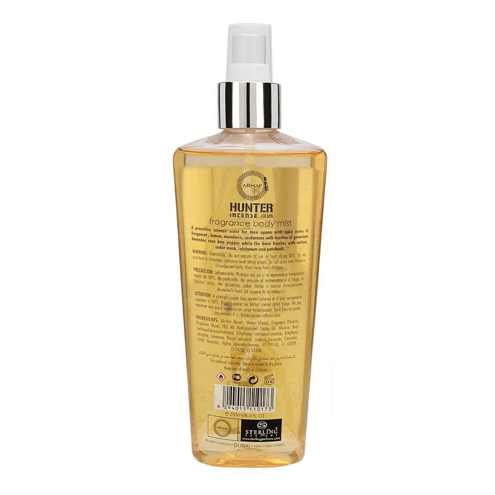 Armaf Hunter Intense For Men Fragrance Body Mist, 250ml | United Arab Emirates | Fragrance For Men