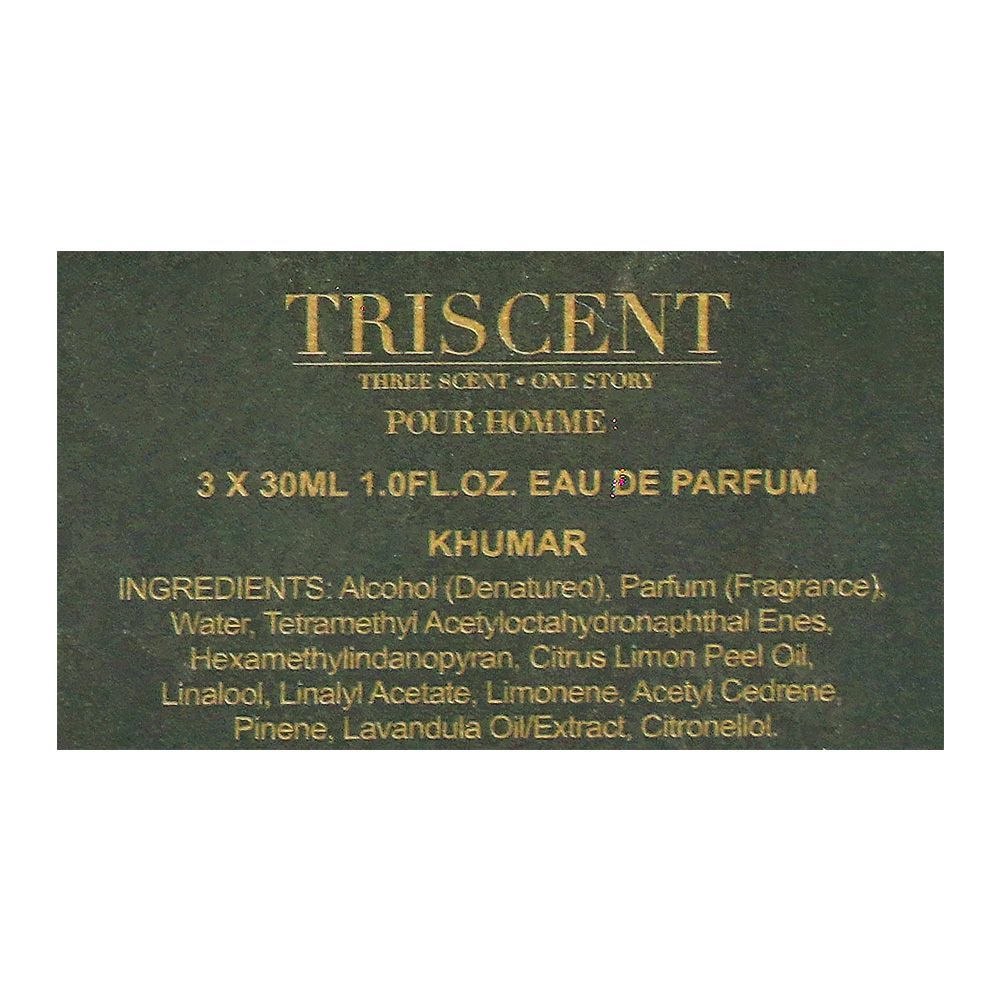 Junaid Jamshed J. Triscent Pour Homme Set 3x30ml | Nationwide | Fragrance For Men