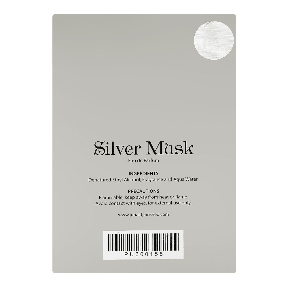 Junaid Jamshed J. Silver Musk, Eau De Parfum, 100ml | Nationwide | Fragrance For Men