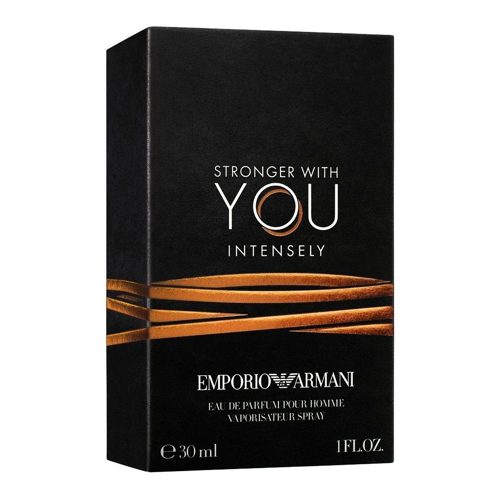 Emporio Armani Stronger With You Intensely Pour Homme, Eau De Parfum, 30ml | France | Fragrance For Men