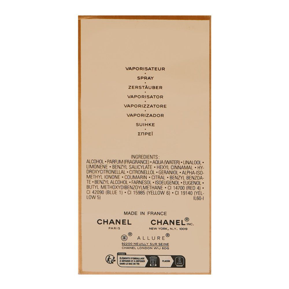 Chanel Allure Femme, Eau De Parfum, 35ml | France | Fragrance For Women